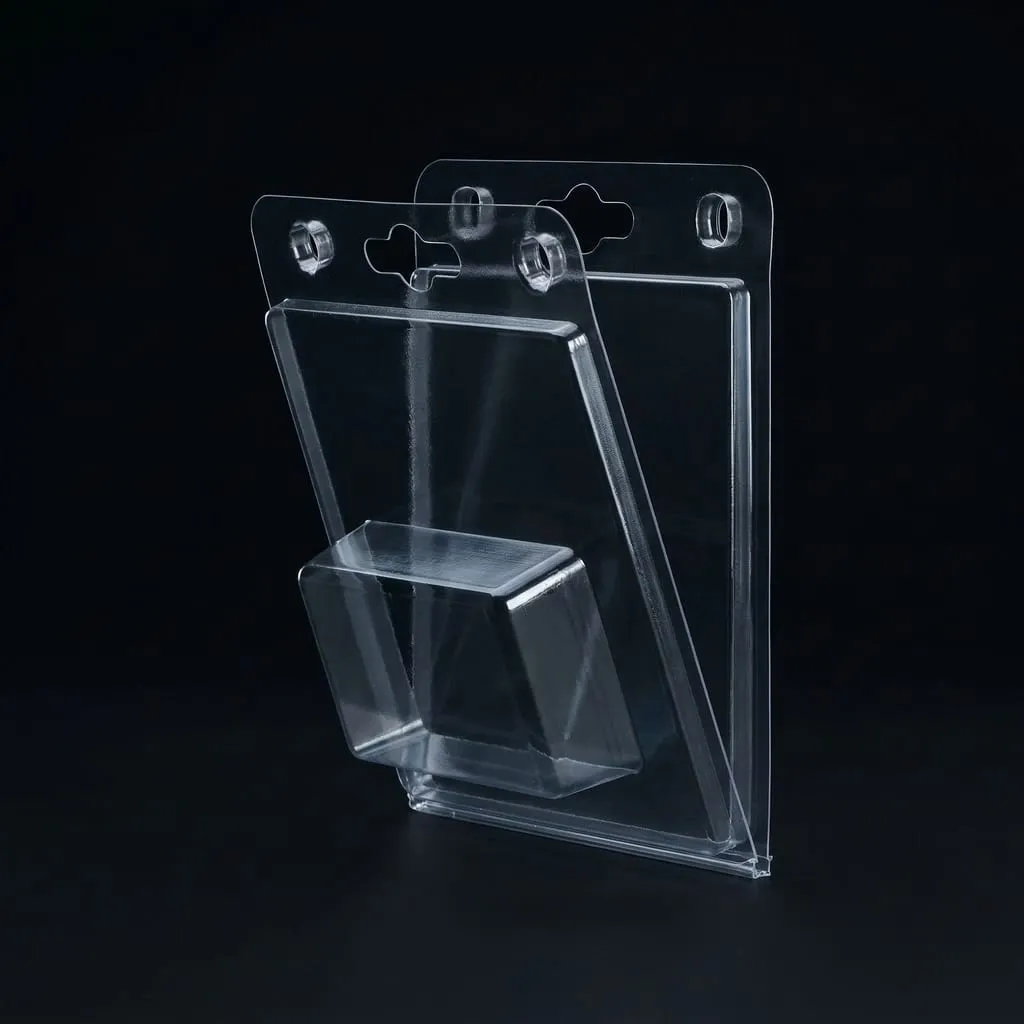 Klappblister transparent PET Clamshell